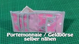 PORTEMONNAIE / GELDBÖRSE SELBER NÄHEN I DIY | Nähen für Anfänger I Tutorial