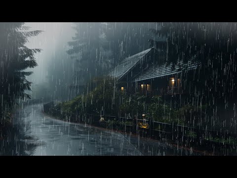 Rain Sounds For Sleeping - 99% Instantly Fall Asleep With Rain And Thunder Sound At Night,Relax #128