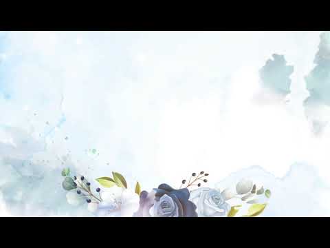 Wedding HD Stock Video|Free HD Videos - No Copyright | Channel Video Editor 4K Watercolor and Floral
