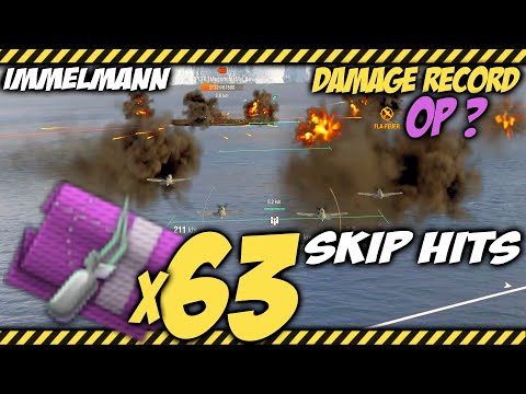 Max Immelmann Damage Record // 63 skip bomb hits