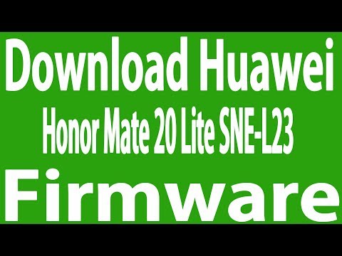 Download Huawei Honor Mate 20 Lite SNE-L23 Stock Firmware ( Flash File )