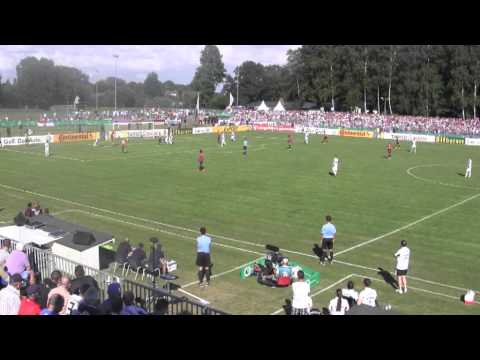 Tor zum 2:2 VfR - Hertha BSC (Pokalspiel am 4.8.2013)