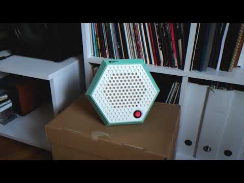 Vintage Bluetooth speaker "Donbas-306" 1988, USSR, Soviet speaker, Handmade mod image 7