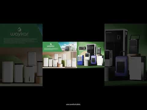 Powerful 150 Pint Dehumidifier for Huge Spaces - Perfect for Home Basement Warehouse