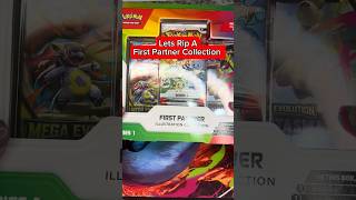 Lets run it back! First Partner Collection LETS GET TO RIPPING! 😎#pokemon #pokemontcg #pokemoncards