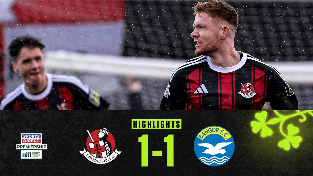 Crusaders vs Bangor Highlights