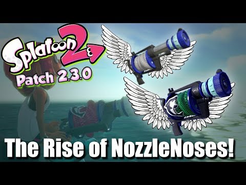splatoon 2 the rise of the nozzlenoses patch notes 2 3 0