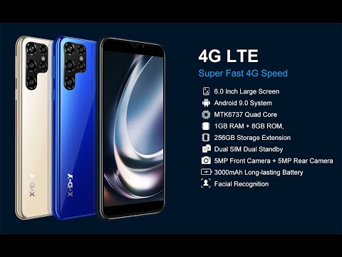 XGODY X60 Android Unlocked Smartphones, 6.1 Inch HD with Dual SIM, Massive Battery, Face Recognition