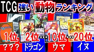 カードゲーム界で最強の『動物』って何？【遊戯王/ ポケカ/ MTG/ デュエマ/ シャドバ/ バトスピ etc】