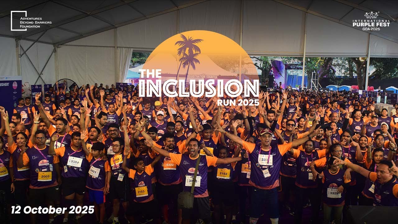 Inclusion Run at Purple Fest — watch on YouTube