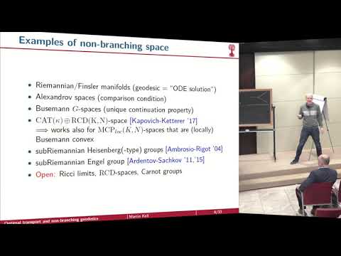 Optimal Transportation and Applications - 15 November 2018