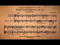 Contra Alto Clarinet And Baritone Saxophone Duet In G Minor Op 17 A Grimm Waltz