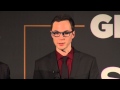 Jim Parsons & Todd Spiewak accept Inspiration Award at the 2013 GLSEN Respect Awards - Los Angeles