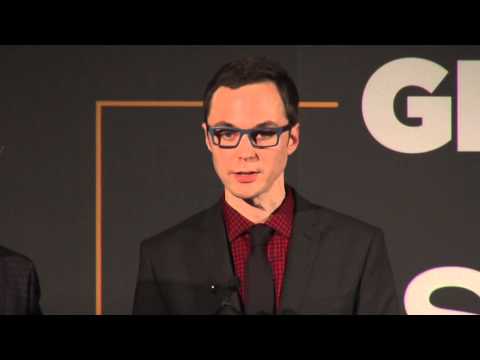 Jim Parsons & Todd Spiewak accept Inspiration Award at the 2013 GLSEN Respect Awards - Los Angeles