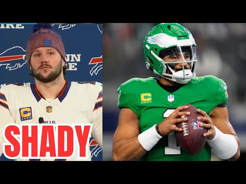 Media's EMBARRASSING Reactions To Josh Allen's PISS POOR Playoff Performance Compared To Jalen Hurts
