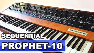 Video thumbnail for SEQUENTIAL PROPHET-10 REV. 4 - Sounds, Patches & Presets | Analog Synth Demo by synth4ever