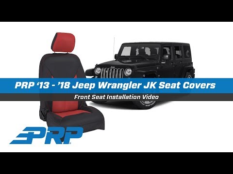 PRP Seat Covers for '13 - '18 Jeep Wrangler JK - Front Seat Install