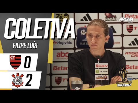 COLETIVA FILIPE LUÍS | AO VIVO | Flamengo x Corinthians - Supercopa do Brasil 2026
