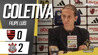 COLETIVA FILIPE LUÍS | AO VIVO | Flamengo x Corinthians - Supercopa do Brasil 2026