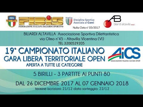 GUALEMI vs BELLUTA - SEMIFINALE 19° CAMPIONATO ITALIANO AICS  2018