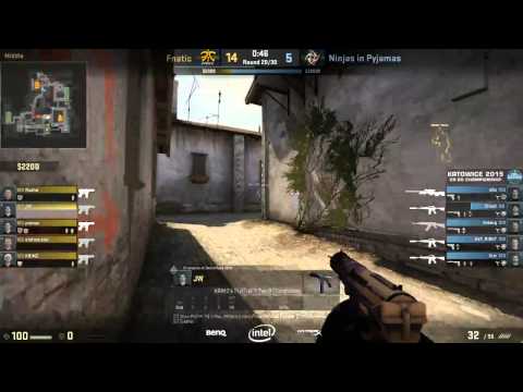 Katowice 2015  grand final game 3/3 fnatic vs NiP inferno fnatic POV with subtitles