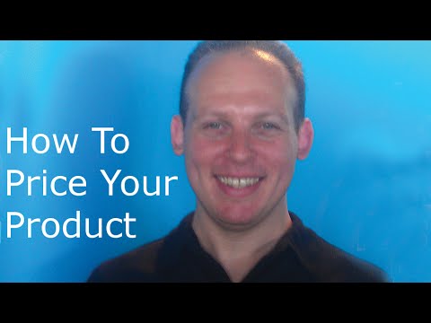 How to price your product. Answering: how to price my product? Video
