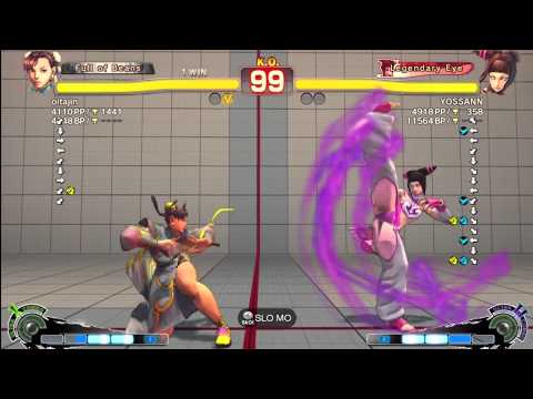 YOSSAN (Juri) vs Oitajin (Chun Li) - AE 2012 Matches *1080p*