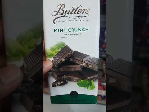 Butlers Mint Dark Chocolate #butlers #darkchocolate #shortfeed #uniqueshorts #uniquefood #foodreview