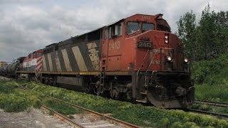 preview picture of video 'CN 474 at Grand Falls'
