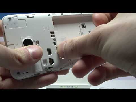 How to insert SIM card and memory card in Alcatel U5 HD