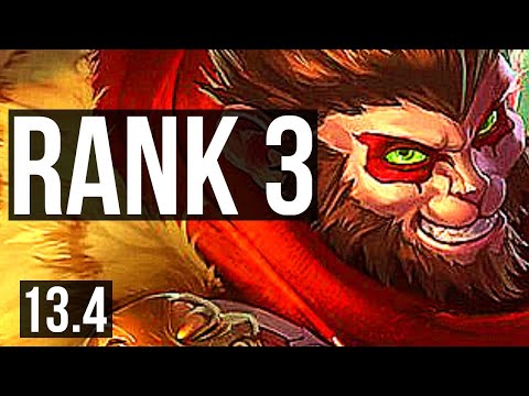 WUKONG vs LEE SIN (JNG) | Rank 3, 12/2/13, Godlike | KR Challenger | 13.4