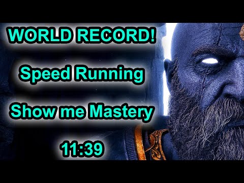 NEW WORLD RECORD!!! Speed running God of War Ragnarök Valhalla in 11:39 on Hardest Difficulty!