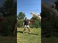 Dog Launches Himself With Trampoline Dogsofyoutube Funnyanimals