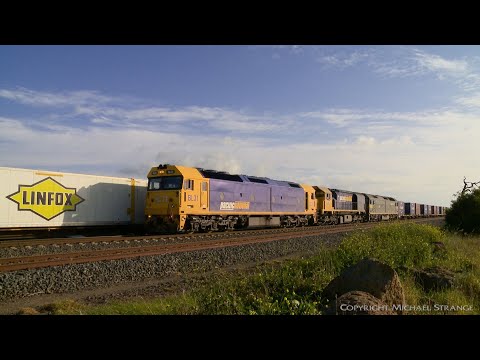 Pacific National 7902V Mildura Container Freight - PoathTV Australian Trains & Railways