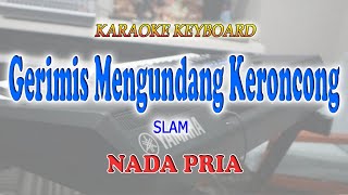 Download lagu GERIMIS MENGUNDANG KERONCONG ll KARAOKE KERONCONG ll SLAM ll NADA PRIA G=DO mp3