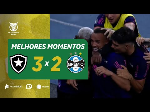 BOTAFOGO 3 X 2 GRÊMIO | HIGHLIGHTS OF THE 35TH ROUND OF THE BRAZILIAN CHAMPIONSHIP