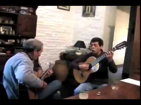 "Viejas alegrías" Voz y guitarra base-Walter Larroquet-primera guitarra-Federico Larroquet.