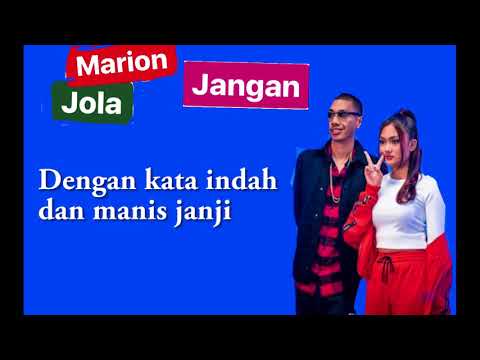 Marion Jola   Jangan ft  Rayi Putra