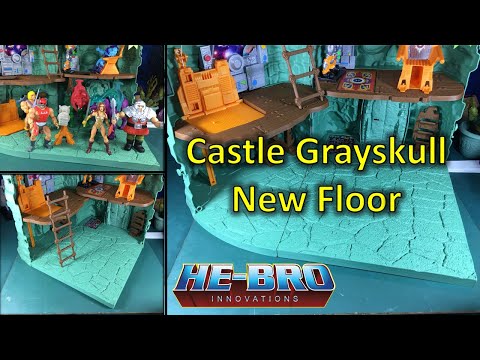 Castle Grayskull Custom Floors for origins He-Man MOTU - by He-Bro