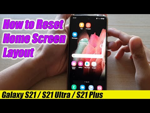 Galaxy S21/S21+: How to Reset Home Screen Layout Back to Default