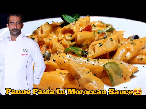 Pasta In Moroccan Sauce / How To Make White Sauce Pasta!