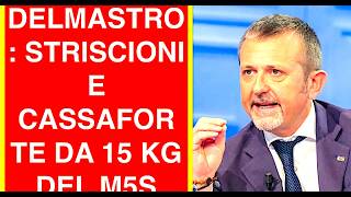 DELMASTRO: STRISCIONI DA STADIO DEL M5S PORTANO PURE UNA CASSAFORTE DA 15 KG