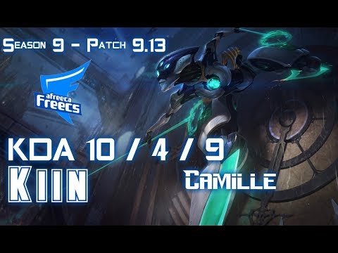 AFs Kiin CAMILLE vs AATROX Top - Patch 9.13 KR Ranked