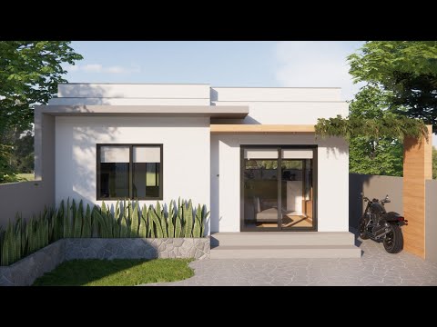 7X7 Hausplan| Wirtschaftshaus | Kleines und komfortables Haus