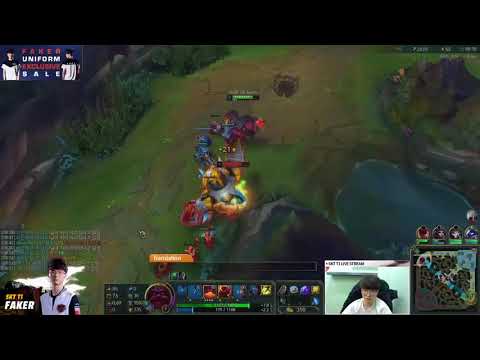 Faker stream Ornn vs Gnar, Dec 21, 2017
