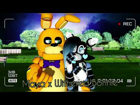 Maya the Fox/ Maya x Withered Bonnie-Angel of darkness