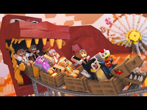 Minecraft Dinosaurs | Jurassic Craft Ep 87! "GOLIATH DINOSAUR ROLLERCOASTER"