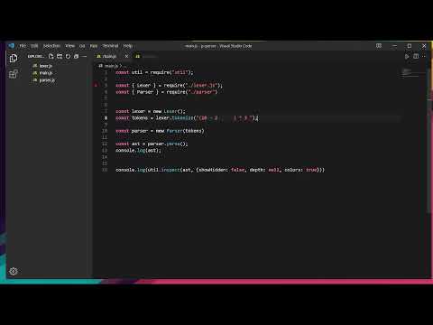 Writing A Basic Math Expression Parser In Javascript Live Coding