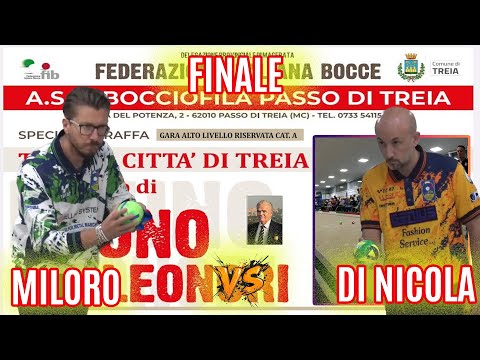 Miloro - Di Nicola - the final of the City of Treia Trophy - High-level competition RANKING 2026