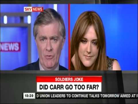 Gráinne Maguire defends Jimmy Carr on Sky News